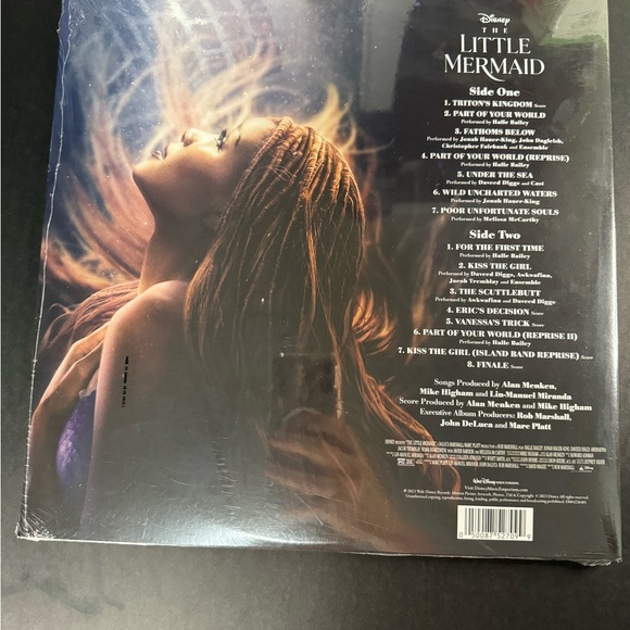 The Little Mermaid Soundtrack - Limited addition Ocean Blue Vinyl - Picture 2 of 2